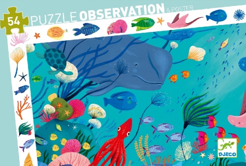 Djeco Observation Puzzle - Aquatic 54 Pieces DJ07562