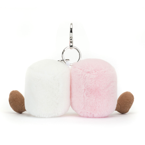 Jellycat Amuseable Pair of Marshmallows Bag Charm