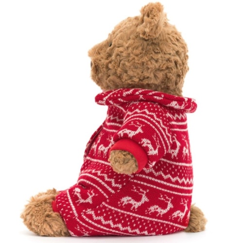 Jellycat Bartholomew Bear Winter Pyjamas