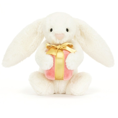 Jellycat Bashful Bunny With Present