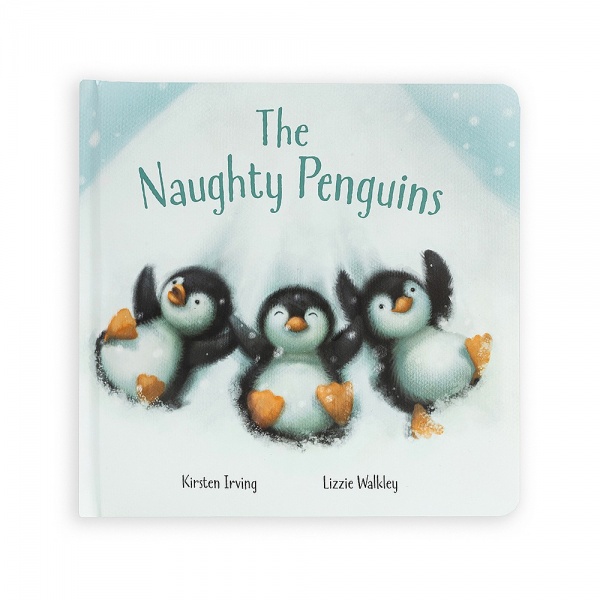 Jellycat The Naughty Penguins Book - Christmas range 2023