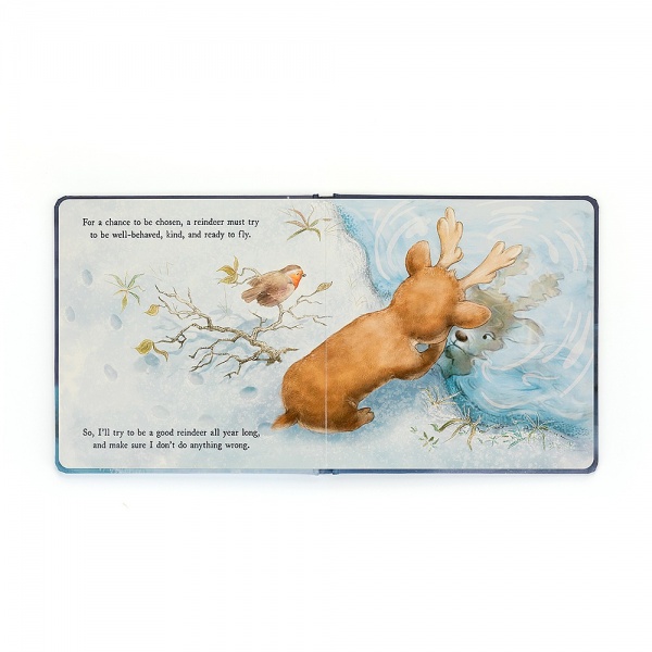 Jellycat Mitzi Reindeers Dream Book - Christmas range 2023