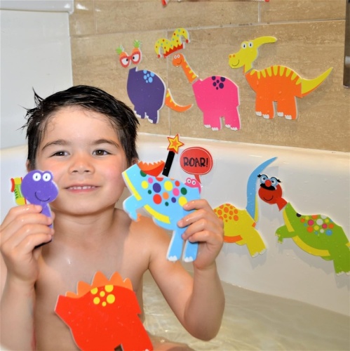 Buddy & Barney Bath Time Stickers - Weird and Wonderful Dinosaurs