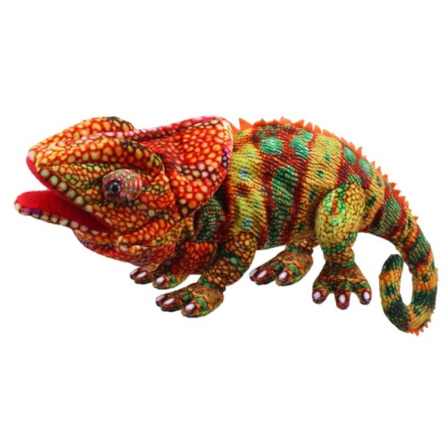 The Puppet Company - Large Creatures: Chameleon (Orange)