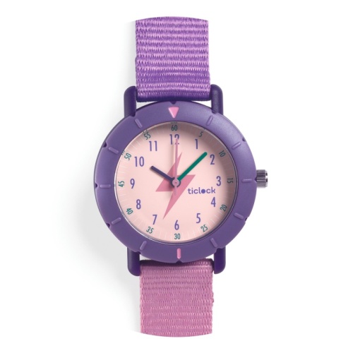 Djeco Childrens Purple Flash Sports Wristwatch DD00475