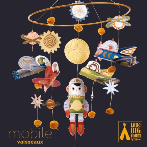 Djeco Paper Mobile - Spaceships DD04349