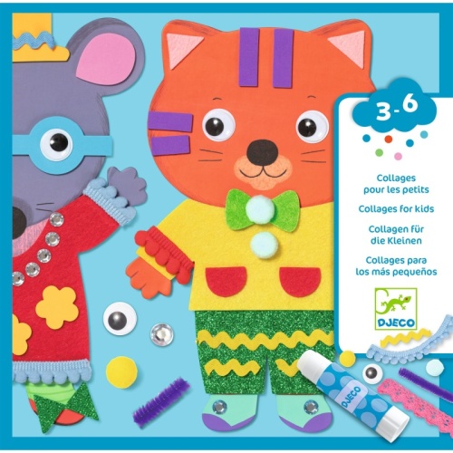 Djeco Collage for Kids - Little Sweethearts DJ00072