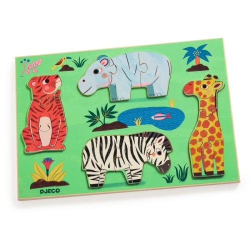 Djeco Puzzle - Coucou Tiger DJ01264