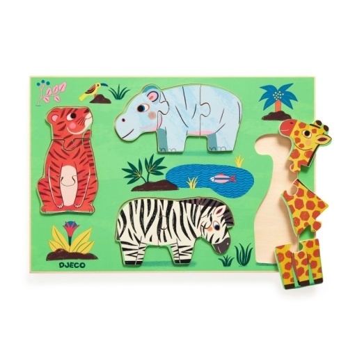 Djeco Puzzle - Coucou Tiger DJ01264