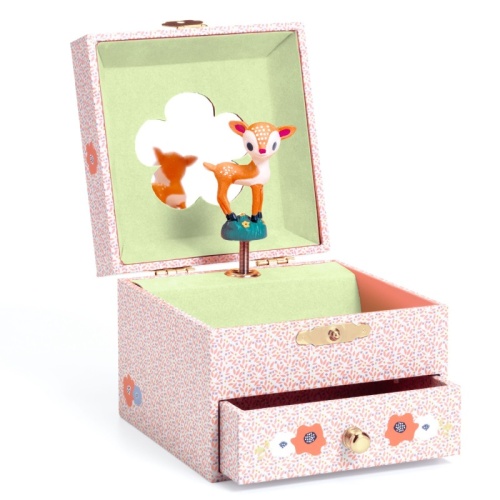 Djeco Musical Jewellery Box - The Woodland Fawn DJ06086