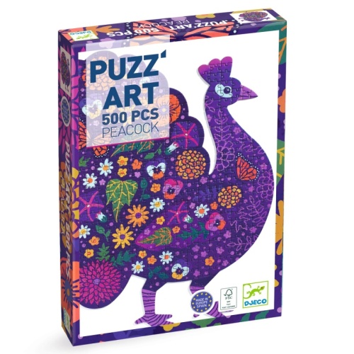 Djeco Puzzle Art - Peacock DJ07669