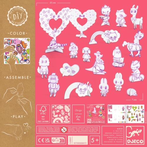 Djeco Colour Assemble Play - Kawaii DJ08007