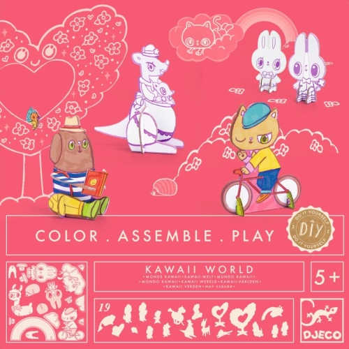 Djeco Colour Assemble Play - Kawaii DJ08007