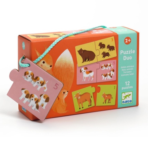 Djeco Baby Animals Puzzle Duo DJ08197