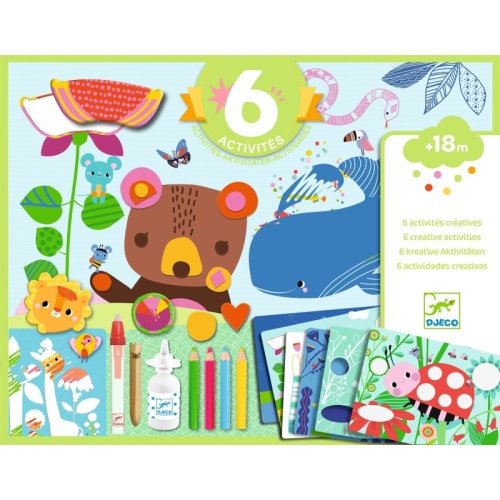 Djeco 6 Creative Activities - The Mouse and His Friends DJ09295