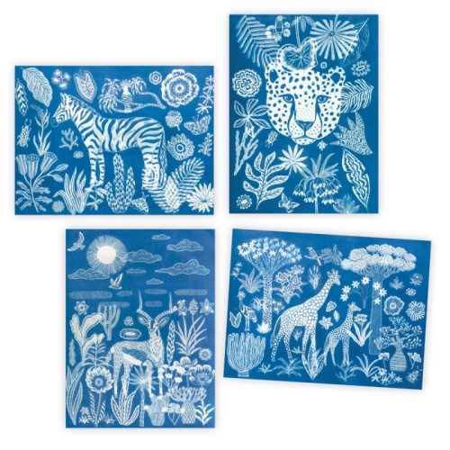 Djeco Cyanotype Night-time in the Savannah DJ09343