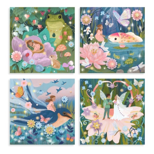 Djeco Fairy Tales to Decorate - Thumbelina DJ09429