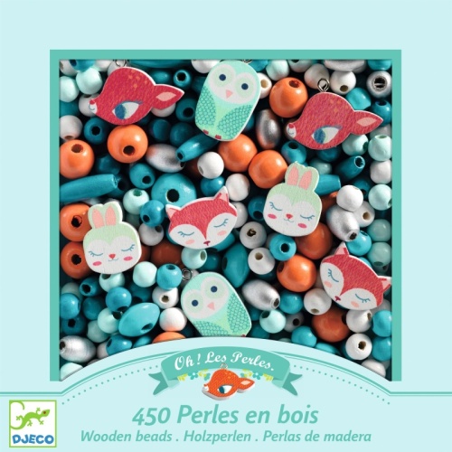 Djeco Wooden Beads Little Animals DJ09807