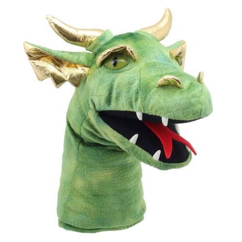 The Puppet Company - Large Green Dragon Head