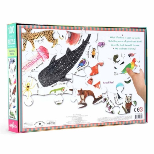 Eeboo 100 Piece Puzzle - Beautiful World