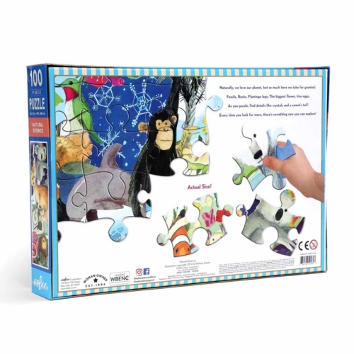 Eeboo 100 Piece Puzzle - Natural Science