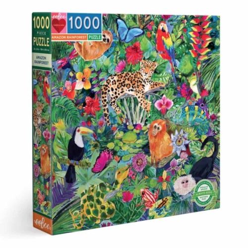 Eeboo 1000 Piece Puzzle - Amazon Rainforest