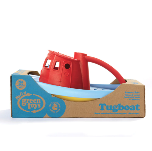 Green Toys Tug Boat - Red Top