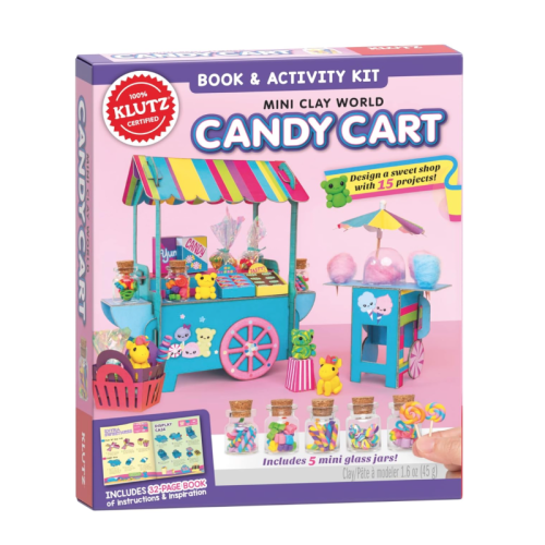 Klutz Mini Clay World Candy Cart book and activity kit