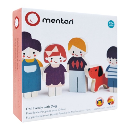 Mentari Doll Family With Dog