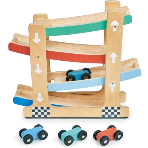 Mentari Wooden Ramp Racer Toy