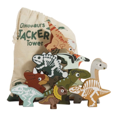 Le Toy Van Jurassic Dinosaur Stacker & Bag