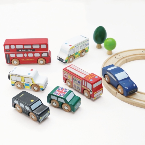 Le Toy Van Wooden London Car Set