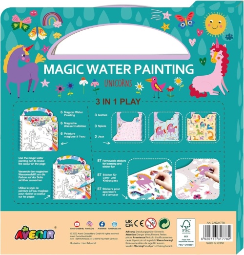 Avenir Magic Water Painting Unicorns