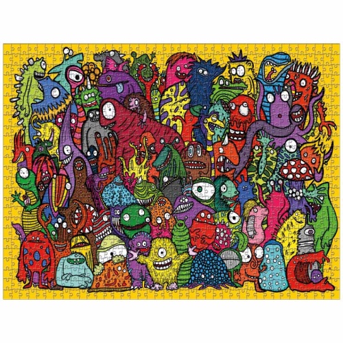 Dixon Does Doodles 1000 piece Monsters Jigsaw Puzzle