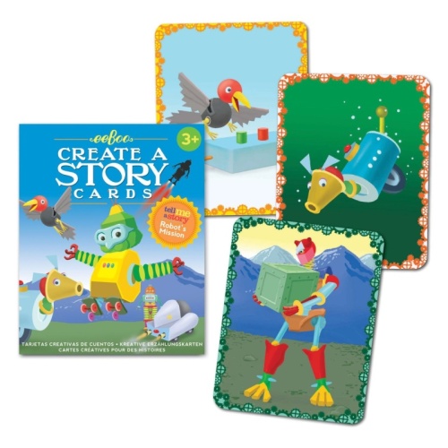 Create a Story Cards Robots Mission