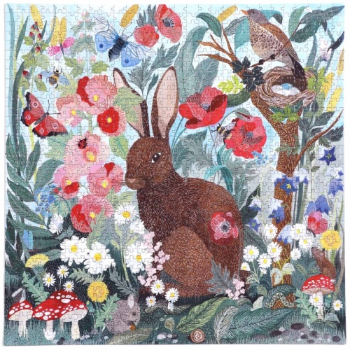 Eeboo 1000 Piece Puzzle - Poppy Bunny