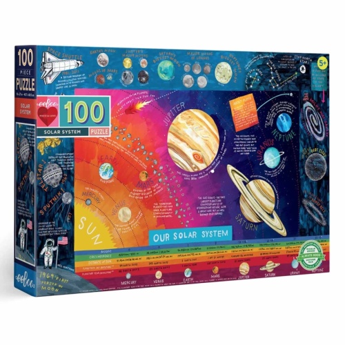 Eeboo 100 Piece Puzzle - Solar System