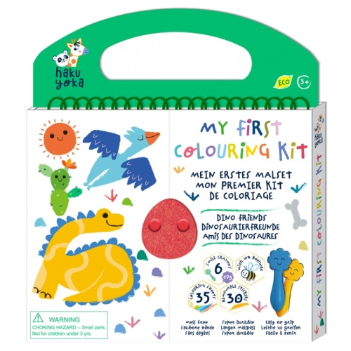 Haku Yoka My First Colouring Kit Dino Friends