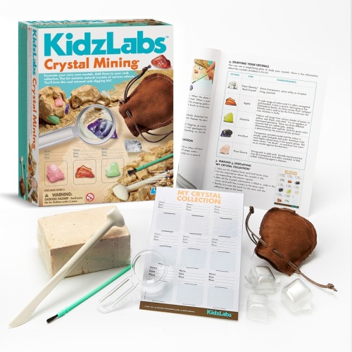 4M Kidz Labs Crystal Mining