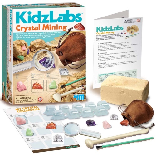 4M Kidz Labs Crystal Mining