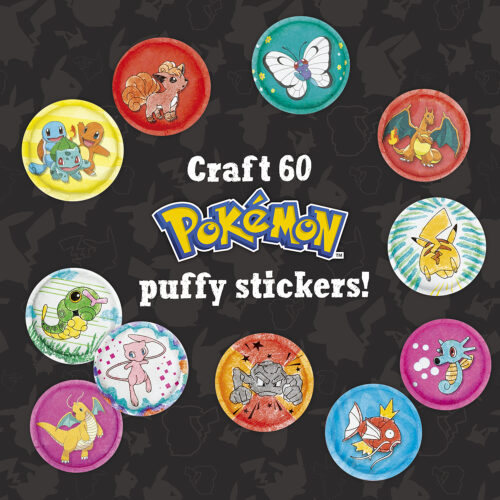 Klutz Pokemon Colour-In 3D Puffy Stickers