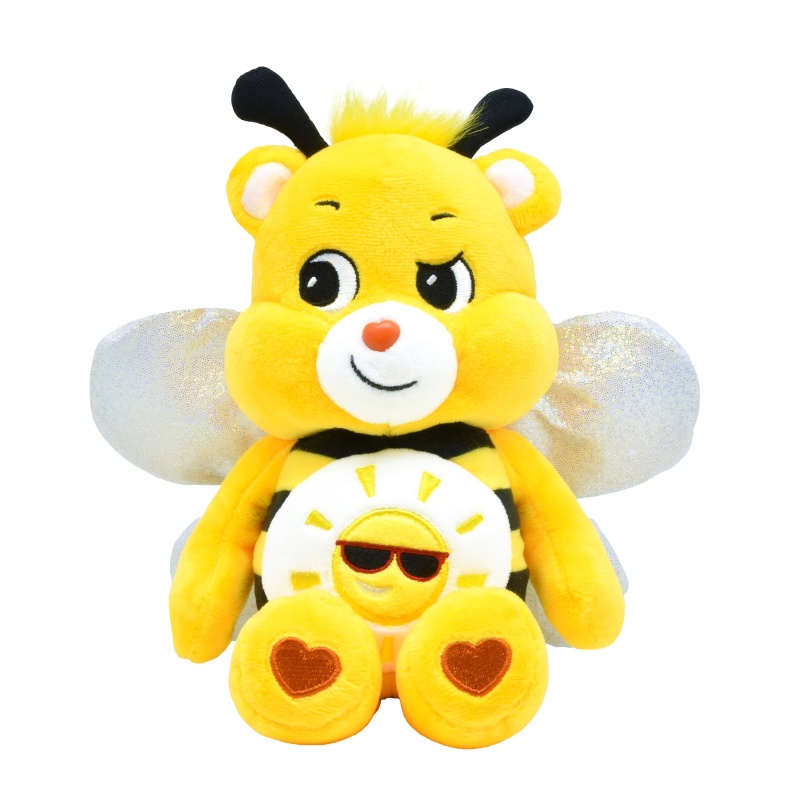 Care Bears Basic Bean Plush - Bee Funshine Bear