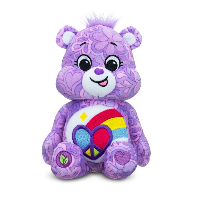 Care Bears Basic Bean Plush - Peaceful Heart Bear