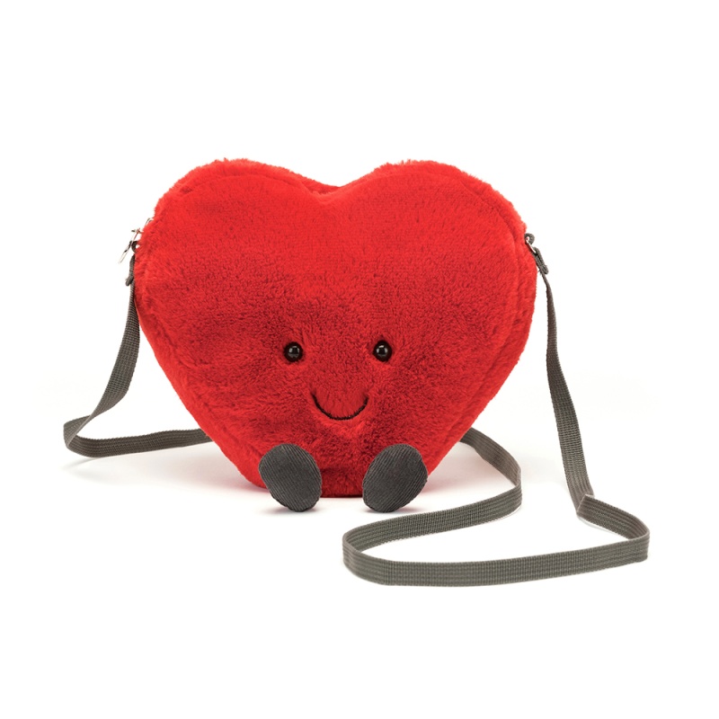 Jellycat Amuseable Red Heart Shoulder Bag