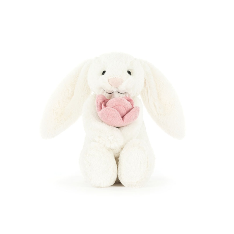 Jellycat Bashful Bunny With Peony