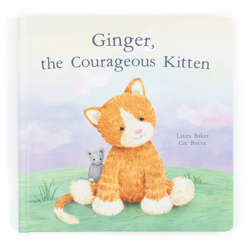 Jellycat Ginger, the Courageous Kitten Book