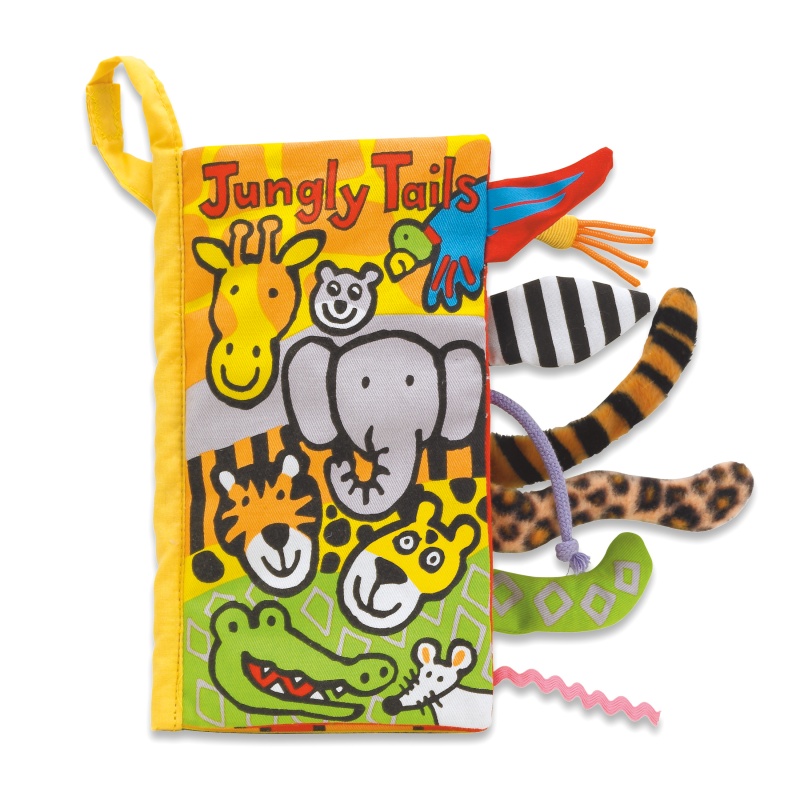 Jellycat Jungly Tails soft book