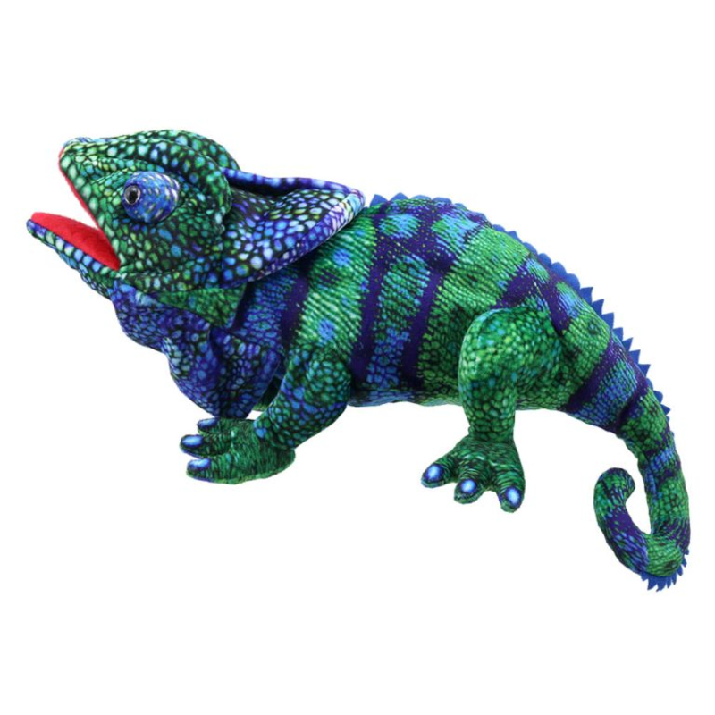 The Puppet Company - Large Creatures: Chameleon (Blue)