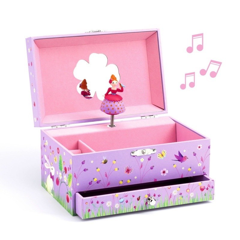 Djeco Musical Jewellery Box - Princess Melody DJ06599
