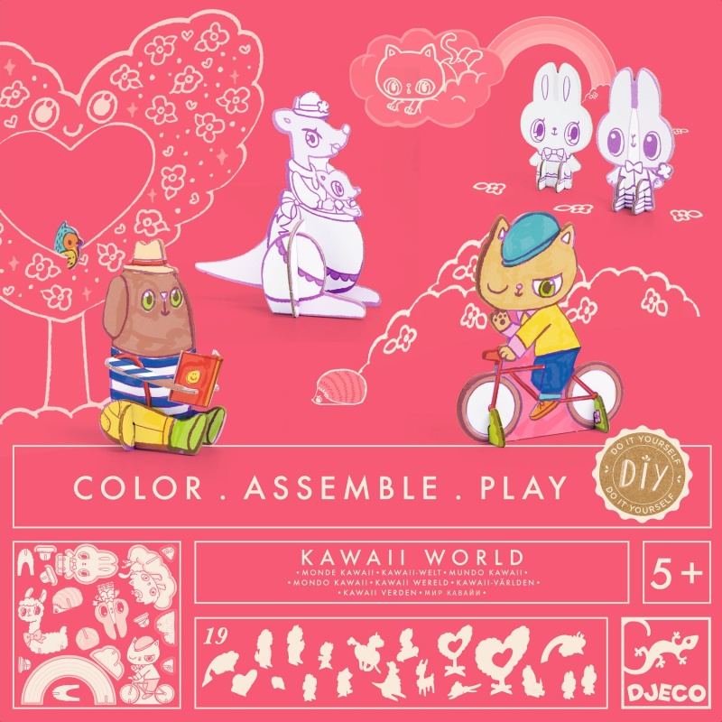 Djeco Colour Assemble Play - Kawaii DJ08007